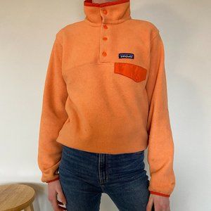 Orange Patagonia Fleece
